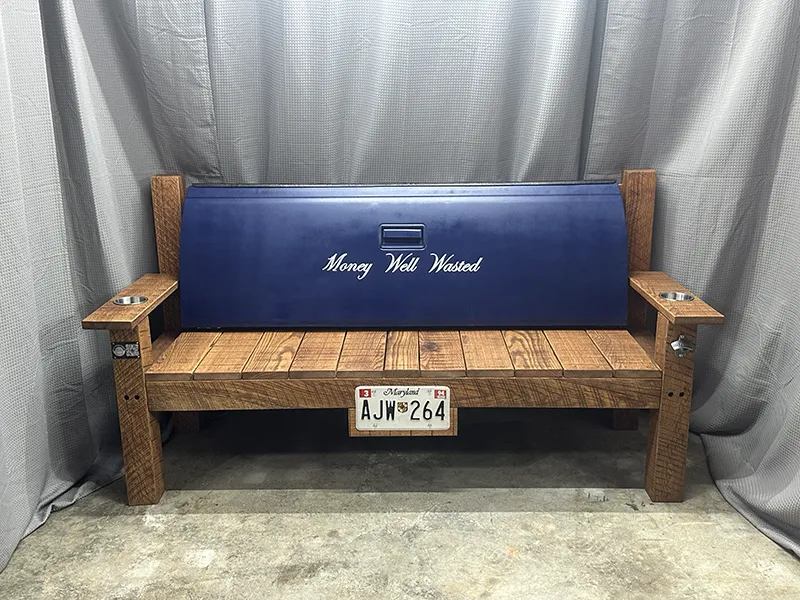 Custom Tailgate Bench